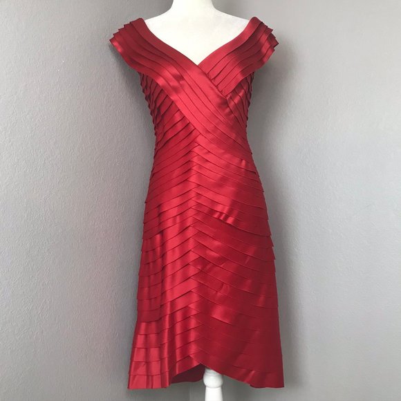 Tadashi Shoji Dresses & Skirts - Tadashi Shoji Red Cocktail Dress